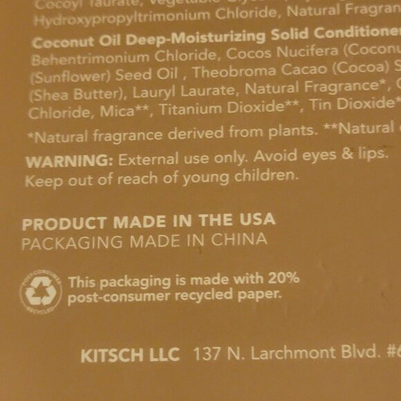 Kitsch Shampoo & Conditioner Solid bar sampler - Picture 6 of 8